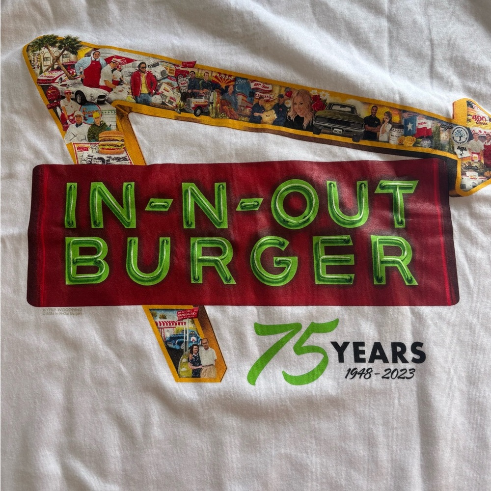 In-N-Out Burger 75th Anniversary T-Shirt
